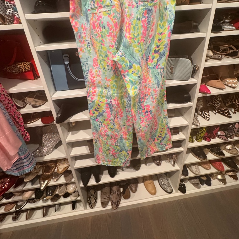 Lilly Pulitzer M Linen palazzo pant EUC. 30.00